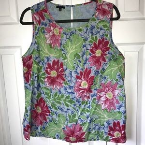 Talbots Sleeveless Top Blouse